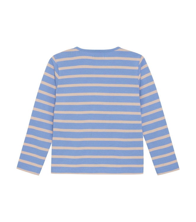 Noppies shirts N415 Stripe pattern Med.Blue 5560012
