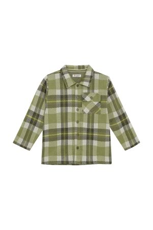 Noppies Overhemd Russell N366 Check Pattern Med.Green