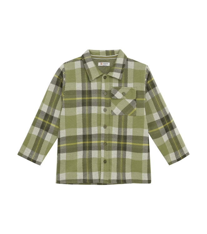 Noppies overhemden N366 Check Pattern Med.Green 5560111