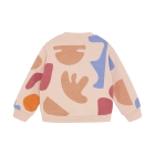 Noppies truien & vesten N414 Abstract Pattern Pink 5560211