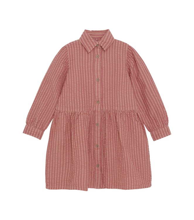Noppies jurken N344 Stripe pattern Pink 5560412