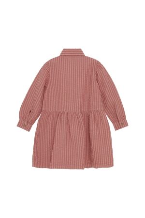 Noppies jurken N344 Stripe pattern Pink 5560412