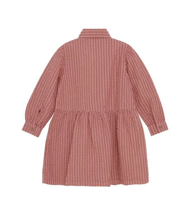 Noppies jurken N344 Stripe pattern Pink 5560412
