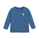 Noppies shirts N415 Stripe pattern Med.Blue 5570014