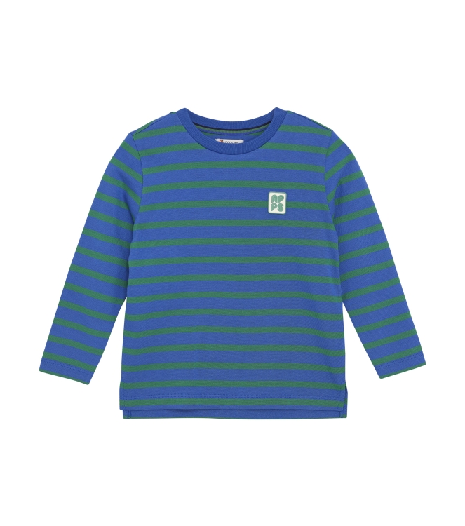 Noppies shirts N415 Stripe pattern Med.Blue 5570014
