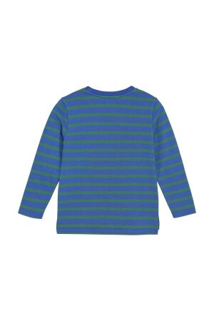Noppies shirts N415 Stripe pattern Med.Blue 5570014