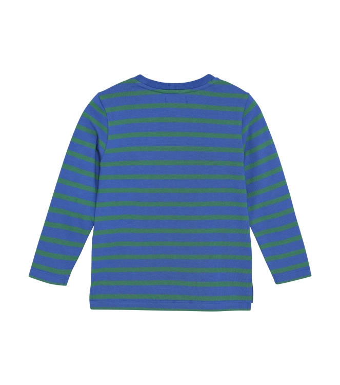 Noppies shirts N415 Stripe pattern Med.Blue 5570014