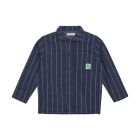 Noppies overhemden N335 Stripe pattern D.Blue 5570112