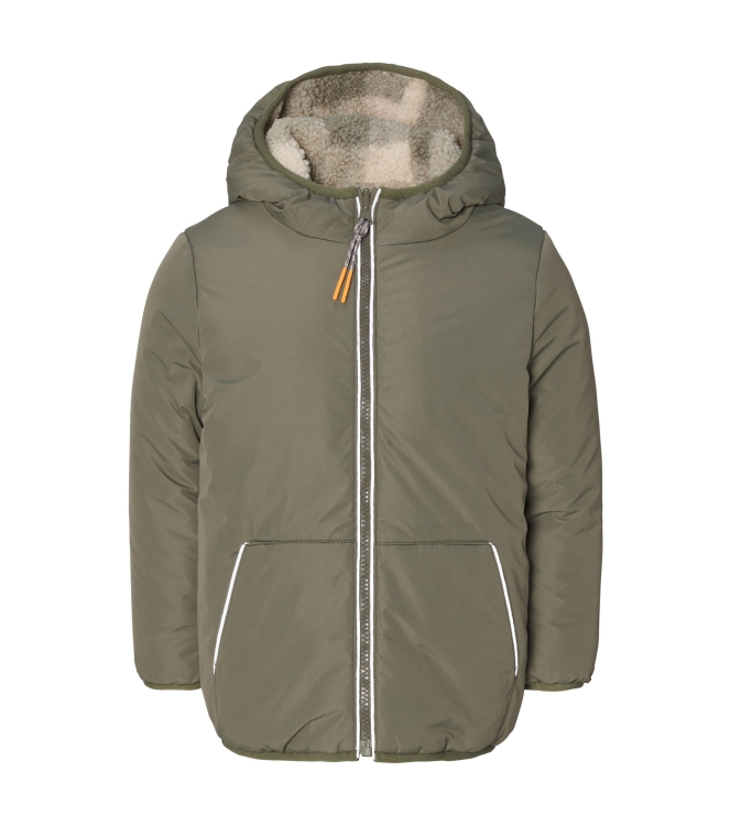 Noppies jassen N366 Check Pattern Med.Green 5573021