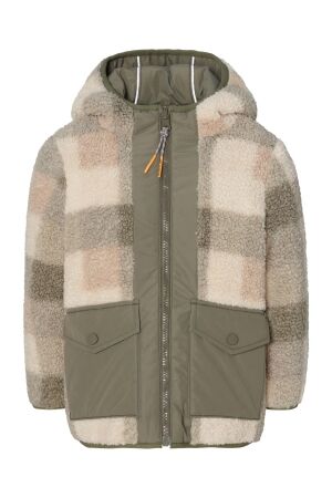 Noppies jassen N366 Check Pattern Med.Green 5573021