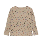 Noppies shirts N359 Minimal pattern Sand 5580012