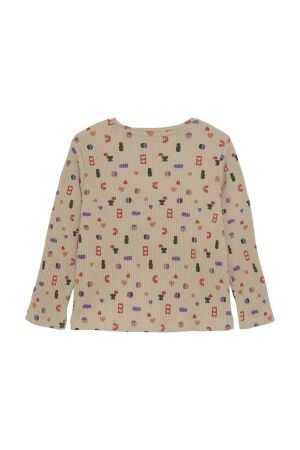 Noppies shirts N359 Minimal pattern Sand 5580012