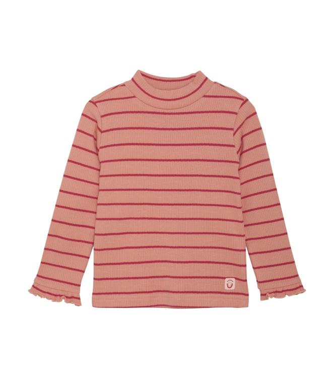 Noppies shirts N344 Stripe pattern Pink 5580013
