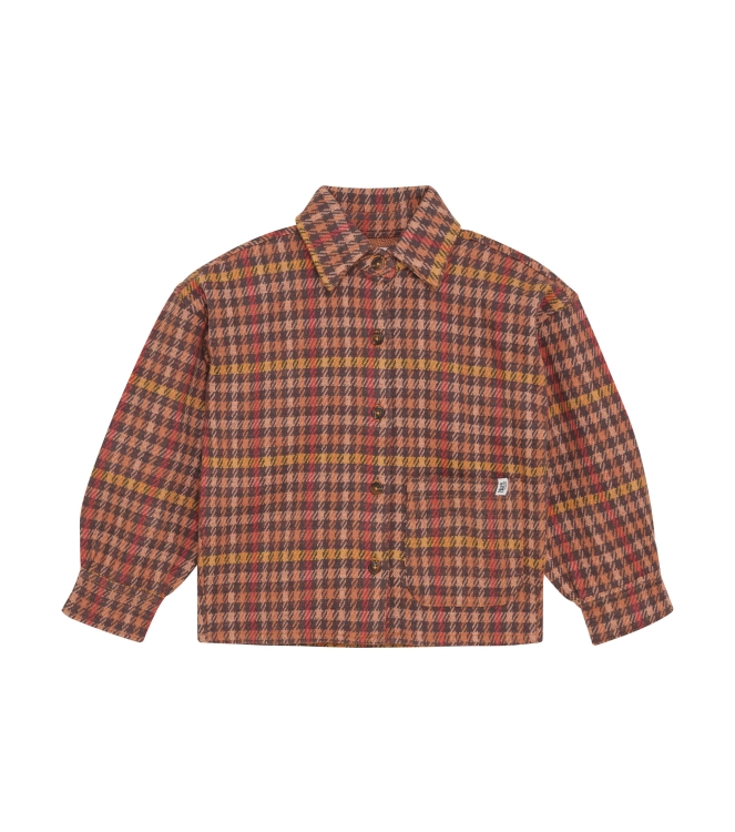 Noppies blouses N435 Check Pattern L.Brown 5580110