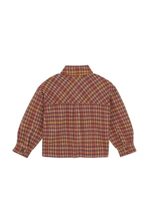 Noppies blouses N435 Check Pattern L.Brown 5580110
