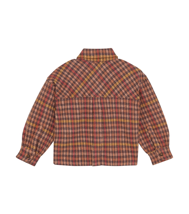 Noppies blouses N435 Check Pattern L.Brown 5580110