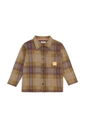 Noppies overhemden N435 Check Pattern L.Brown 5580111