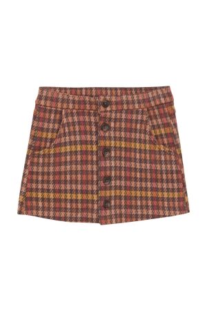 Noppies rokken & skorts N435 Check Pattern L.Brown 5581310