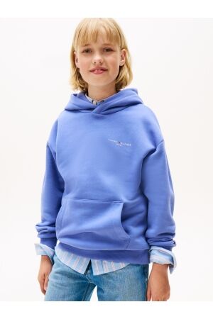 Tommy Hilfiger Hoodie met mini corp logo C6D Soft Sapphire