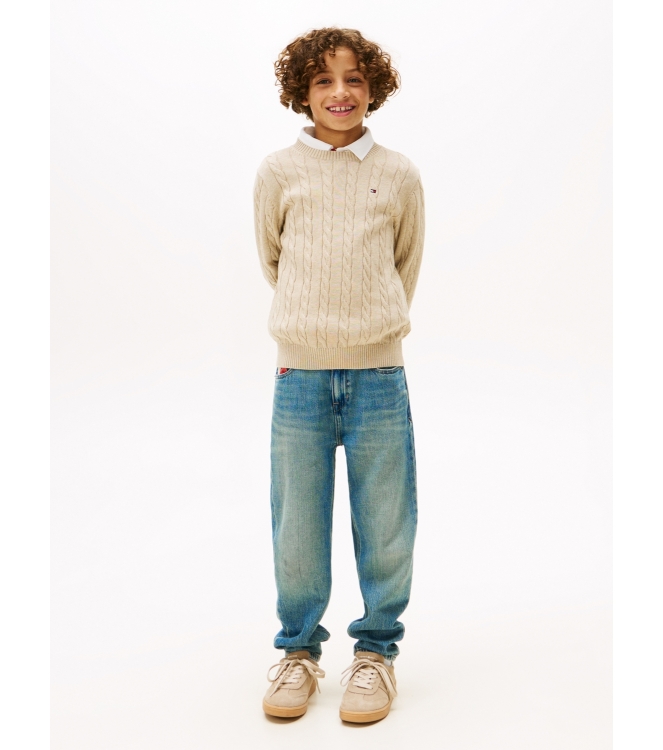 Tommy Hilfiger truien & vesten GUQ Malted Milk Heather KB0KB09753