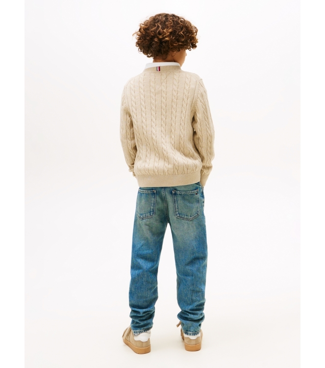 Tommy Hilfiger truien & vesten GUQ Malted Milk Heather KB0KB09753