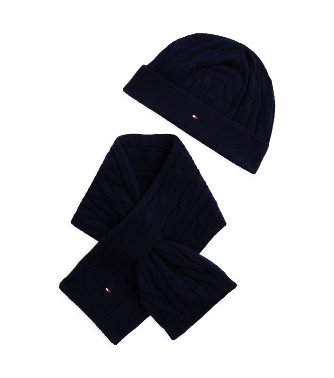 Tommy Hilfiger winteraccessoires C1G Dark Night Navy KN0KN02081