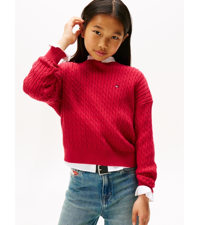 Tommy Hilfiger truien & vesten XJP Ruby Rhubarb KG0KG08848