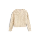 Tommy Hilfiger vesten AFO Malted Milk Heather KG0KG09076