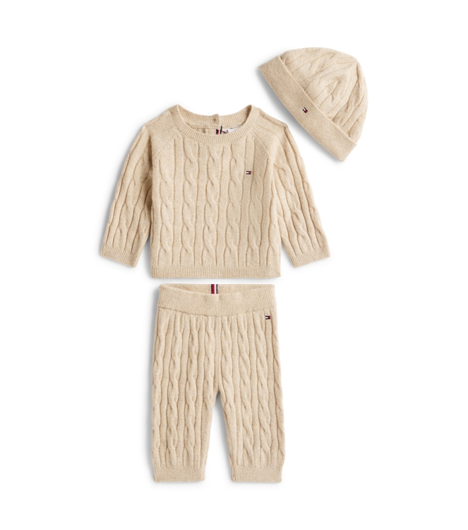Tommy Hilfiger truien & vesten GUQ Malted Milk Heather KN0KN02080