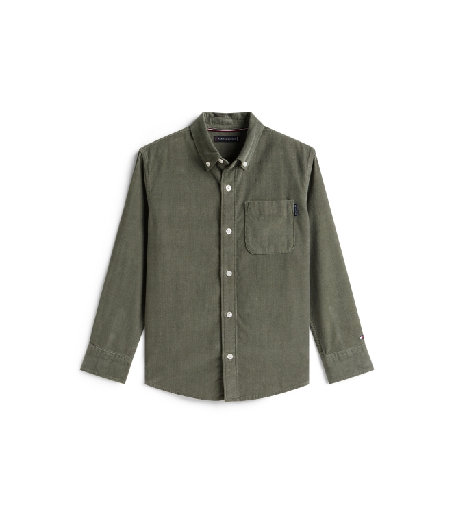 Tommy Hilfiger overhemden MRH Pewter Green KB0KB09998