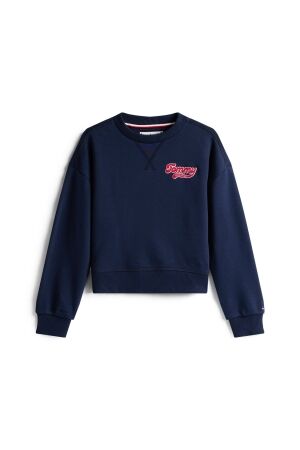 Tommy Hilfiger Tommy Flock Sweatshirt C1G Dark Night Navy