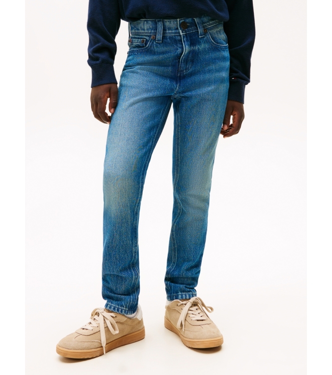 Tommy Hilfiger broeken 1CD Denim Mid Blue KB0KB09916