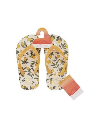 Salted Stories Lemons slippers 532 Golden Apricot