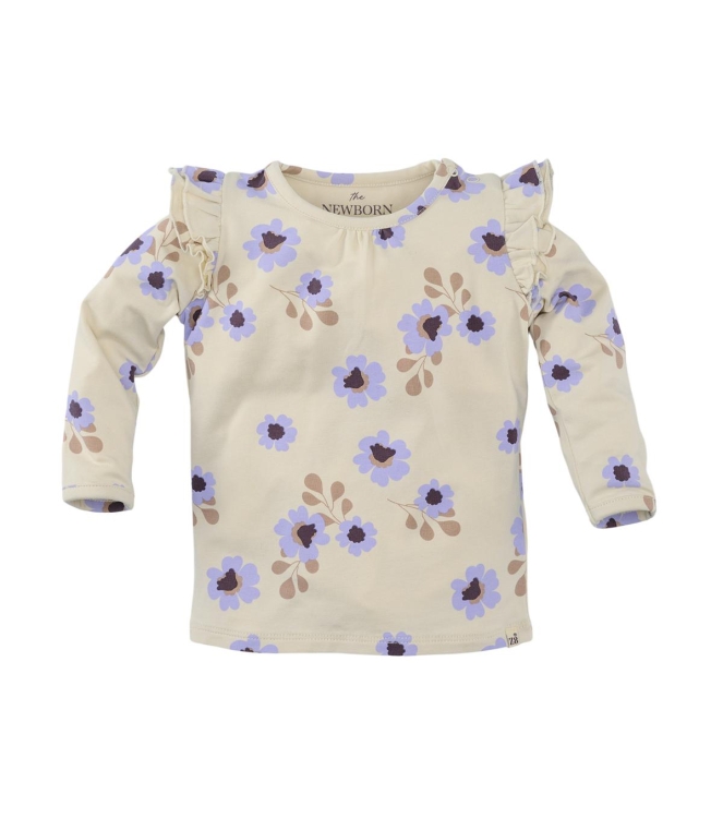 Z8-Newborn shirts Vanilla cream/AOP Elizan
