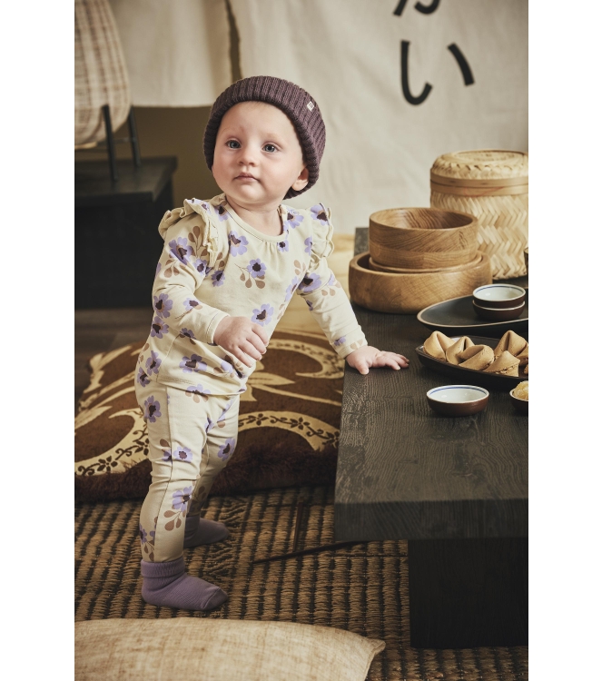 Z8-Newborn shirts Vanilla cream/AOP Elizan
