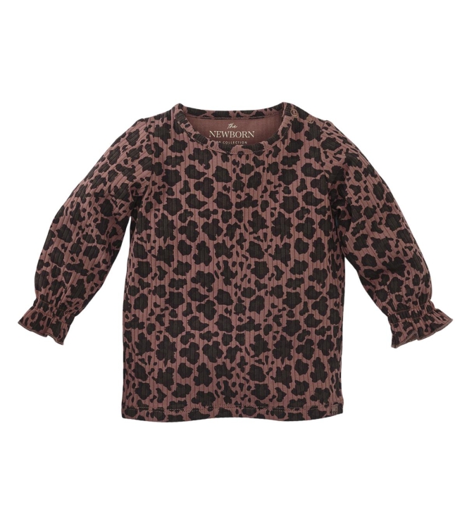 Z8-Newborn shirts Amber brown/AOP Perla