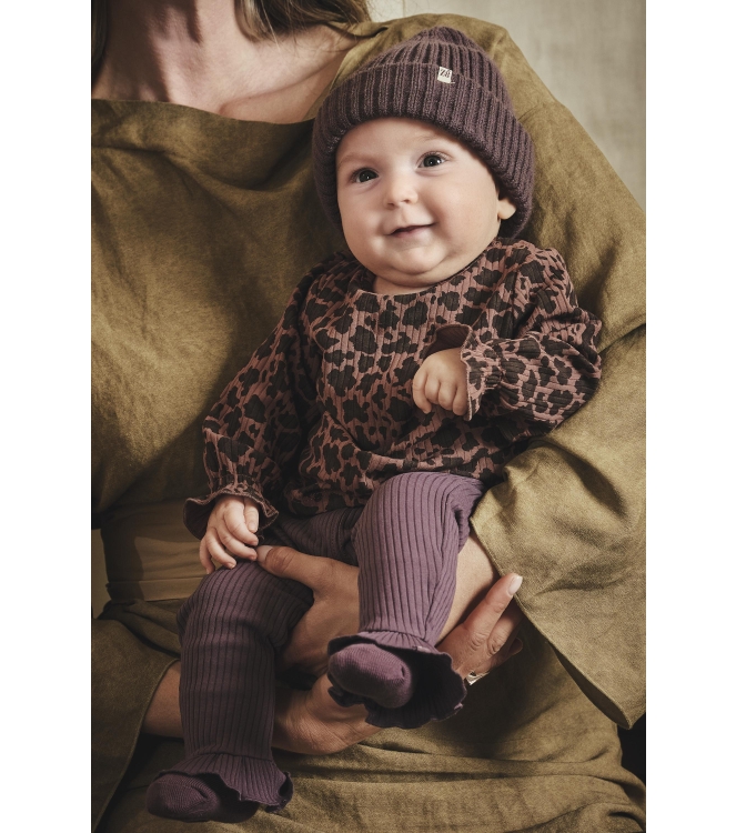 Z8-Newborn shirts Amber brown/AOP Perla