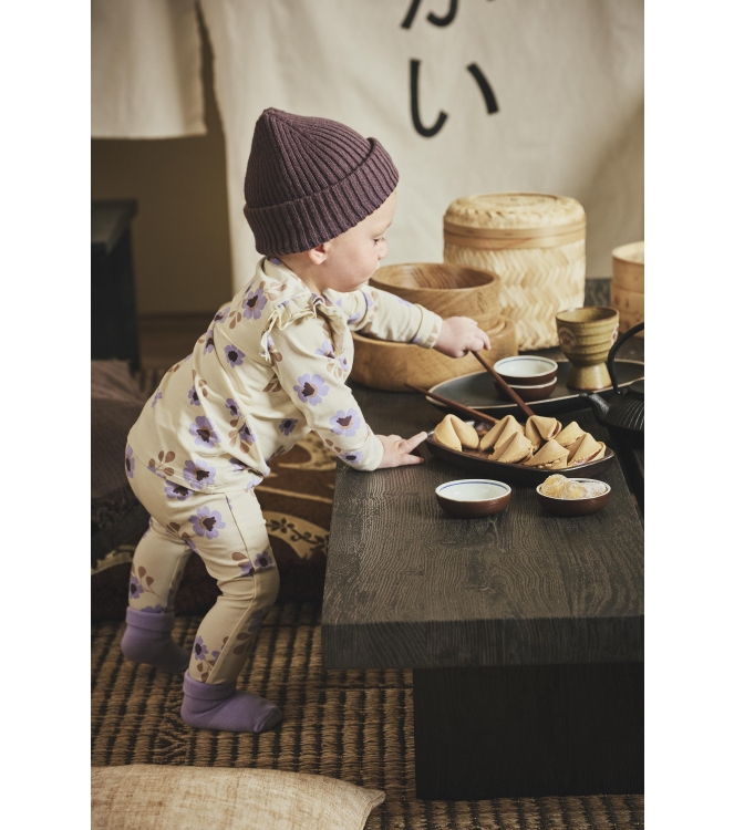 Z8-Newborn winteraccessoires Frosted plum Mayar