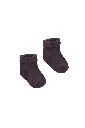 Z8-Newborn Sama Sokken Frosted plum