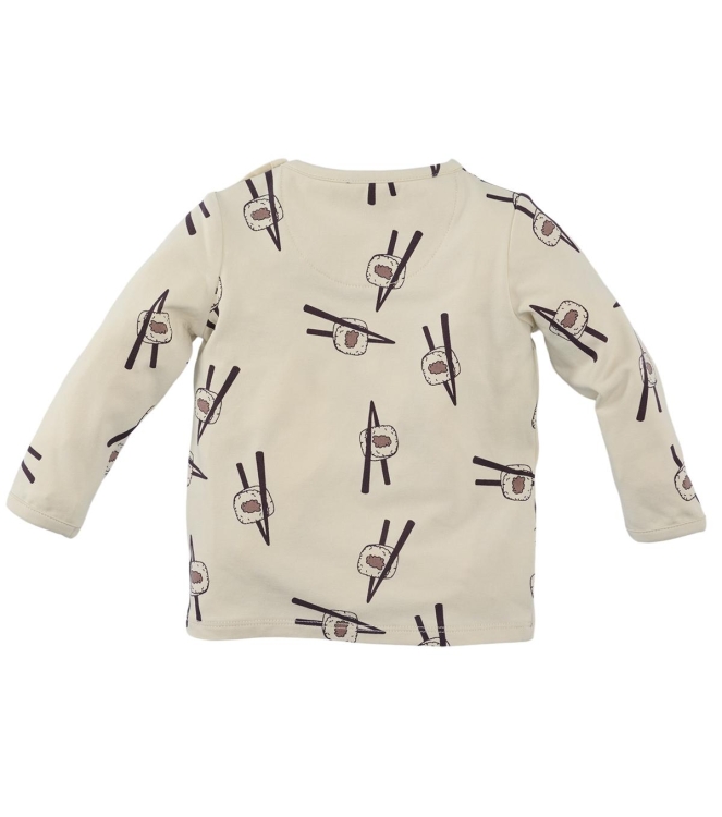 Z8-Newborn shirts Vanilla cream/AOP Quirijn