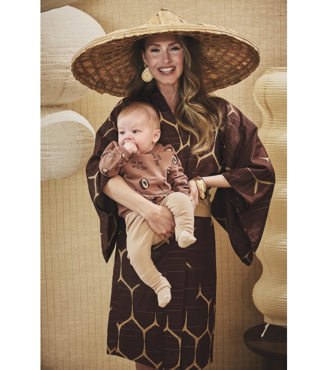 Z8-Newborn truien & vesten Amber brown/AOP Ramy