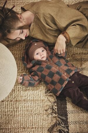 Z8-Newborn jassen Amber brown/AOP Naim