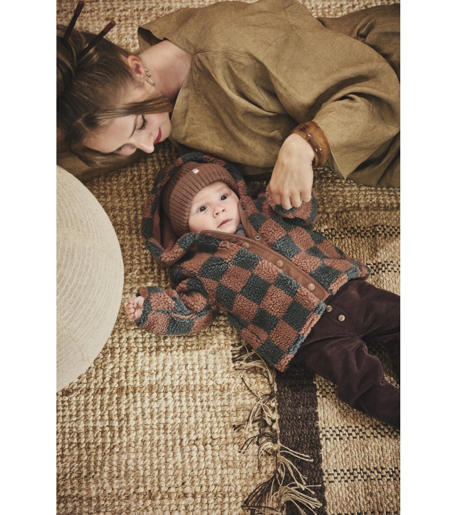Z8-Newborn jassen Amber brown/AOP Naim