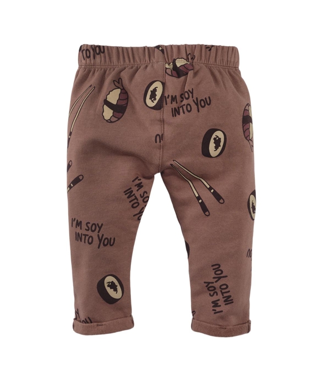 Z8-Newborn broeken Amber brown/AOP Fons