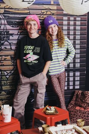 Z8 shirts Icy lilac/Green gecko Dente