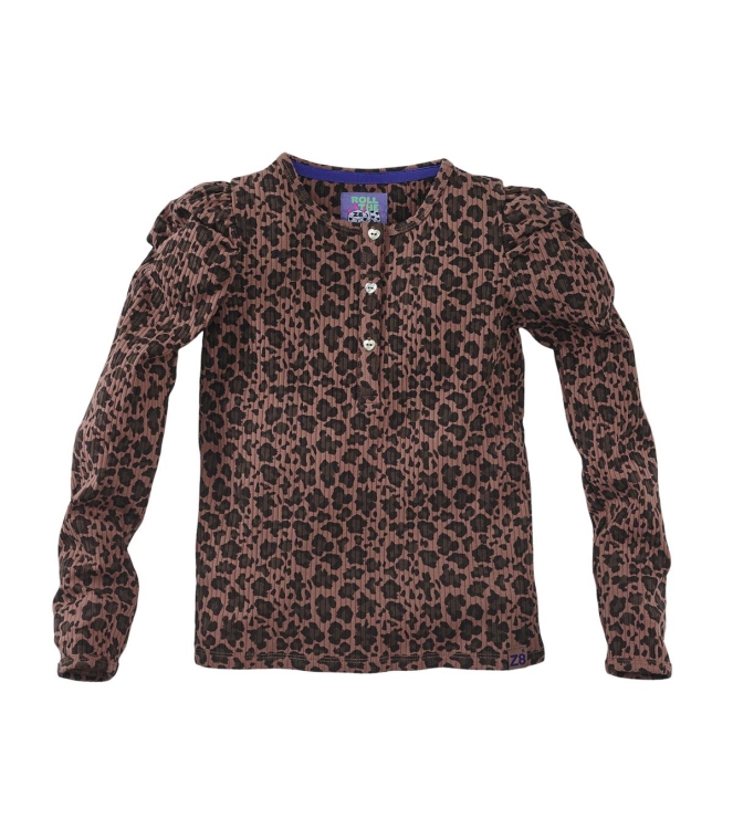 Z8 shirts Amber brown/AOP Louisa