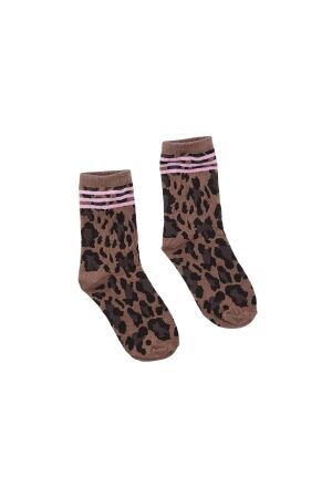 Z8 Cate Sokken Amber brown/AOP