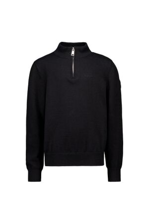 Airforce Gebreide trui met rits 901 True Black