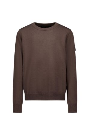Airforce Gebreide trui met ronde hals 650 Dark Coffee