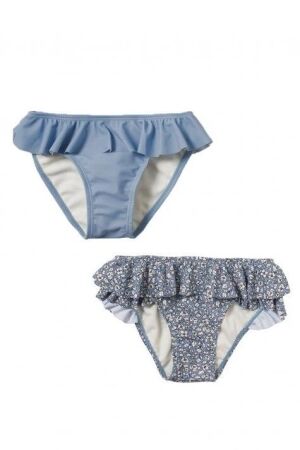 Salted Stories Sophie zwembroekjes 2-pack print Flore 706 Dusk Blue